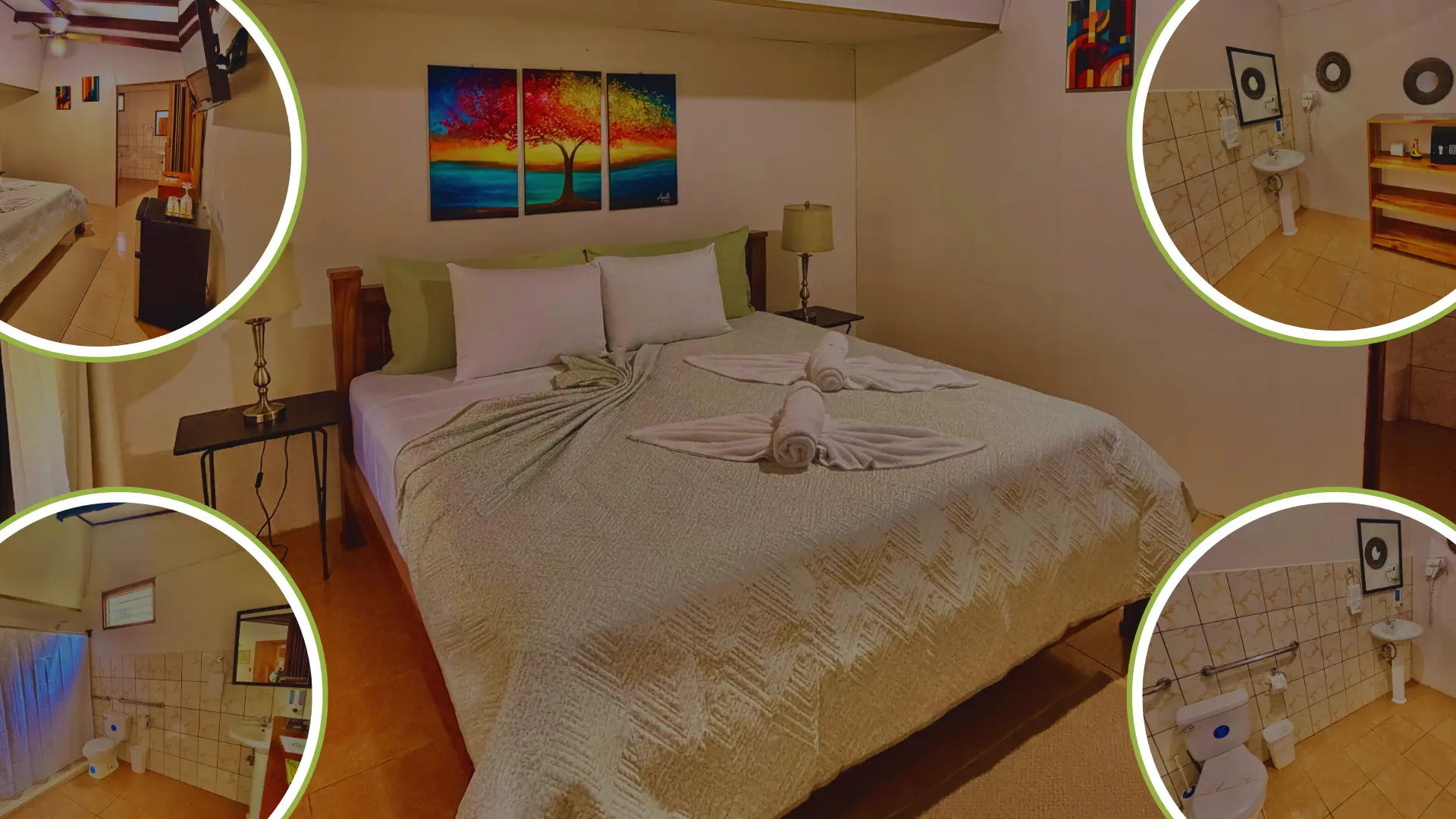 Habitación Deluxe 5 fácil acceso planta baja Hotel Loma Real con vista detallada de amenidades.
